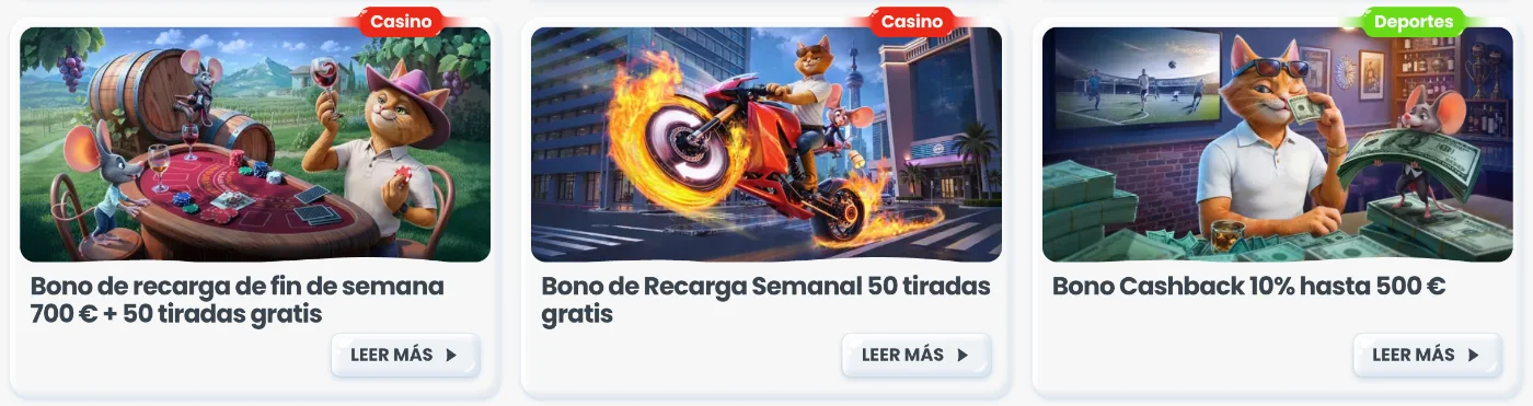 Ofertas y promociones exclusivas de Cazimbo Casino